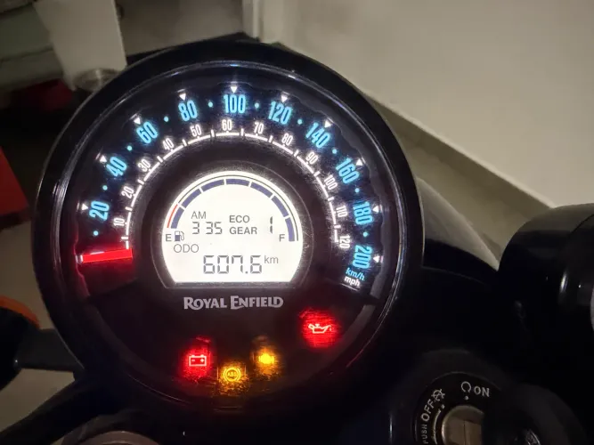 Shotgun 650 com 600 km