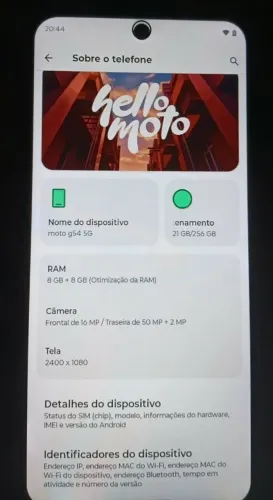 MOTO G54 5G 256G E 16RAM