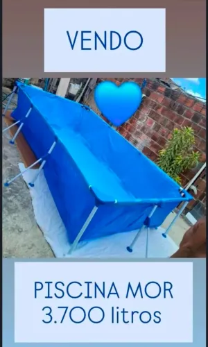 PISCINA MARCA MOR 3.700 LITROS. BAIXEI O VALOR SÓ ATÉ ESSA SEMANA DE 550,00 POR 400,00 