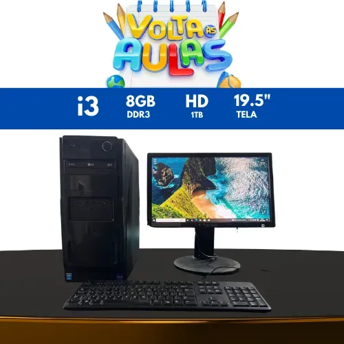 Pc Computador Desktop - Core I3 - 8gb Ram - Hd 1 TB / 1GB video amd radeon / usado excelen