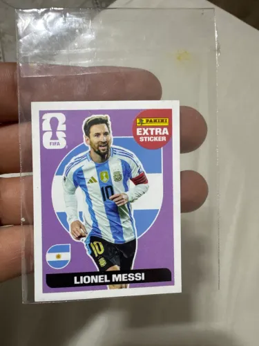 Figurinha Legend Lionel Messi Roxa Copa do Mundo 2026