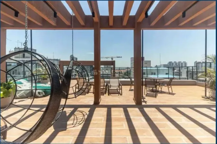 Apartamento de 2 Quartos com Varanda à Venda no Condomínio Habitat Santa Cecília 35 M² P