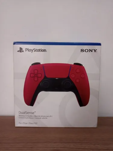 Controle ps5 Vermelho Cosmic Red Novo Lacrado