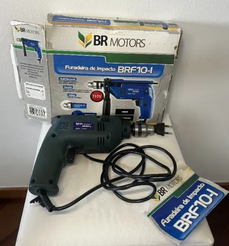 Furadeira de Impacto BR Motors BRF10-I 400W 110V - com Caixa