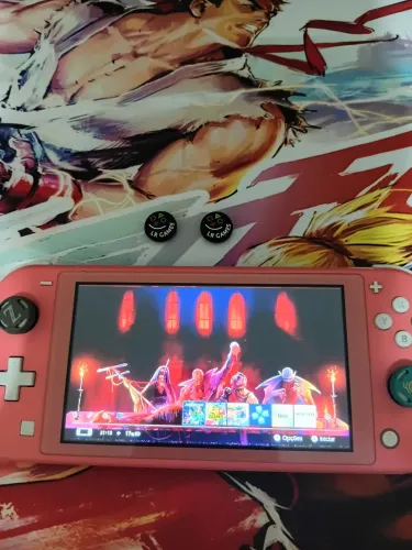 Nintendo Switch Lite desbloqueado + cartao microsd 128gb