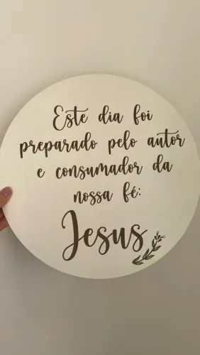 Placa para noiva