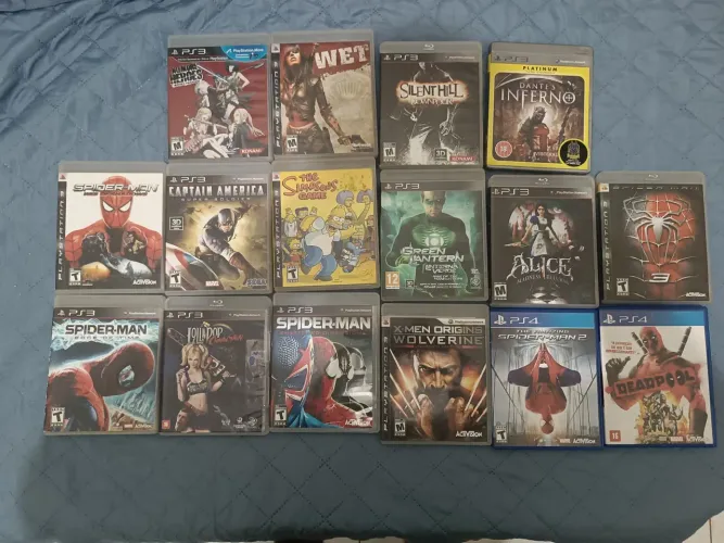 Coleção de jogos raros 