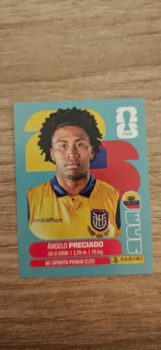 Figurinha Panini Copa do Mundo 2026 Angelo Preciado