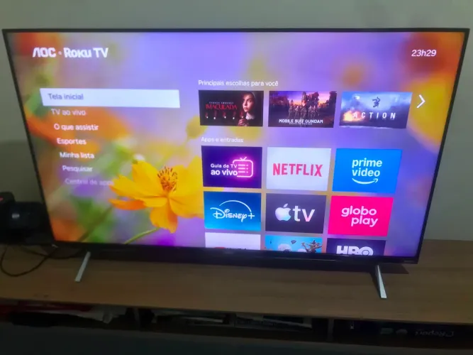 Tv Smart 50 polegadas 4K Roku 