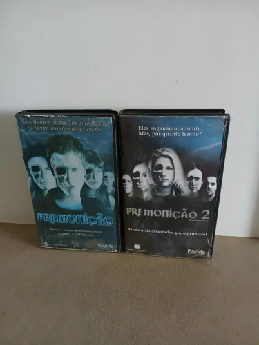 Fitas Vhs Premonição 1 e 2 - Dubladas