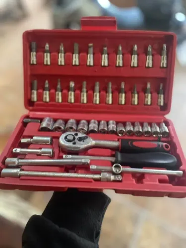 ? KIT CHAVE CATRACA SOQUETE 46 PEÇAS INDUFER