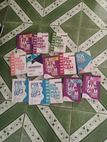 Livros para concurso de enfermagem