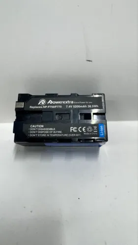 Bateria marca powerextra NP F7550 e F770 nova