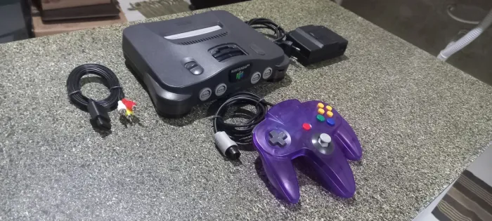 Nintendo 64 completo e funcionando tudo