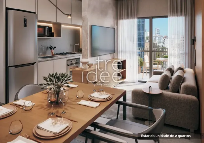 Charmoso Apartamento com 55m2 em localização privilegiada de Curitiba