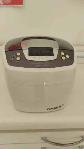Bio segurança branca Gnatus usada uma vez