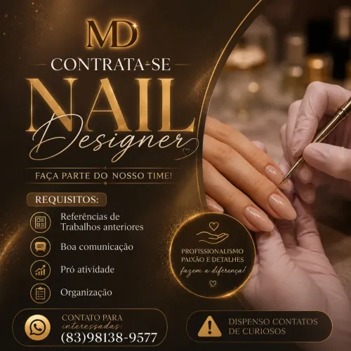 Contrata-se Nail Designer 