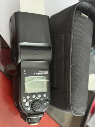 Flash sem fio YongNuo YN968Exrt Gn60 LED Speedlite Master Ttl Hss para câmeras d