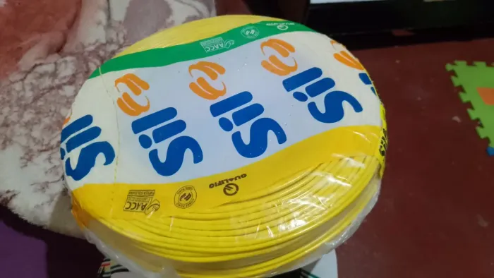 Fios 1x1,5 mm amarelo sil 