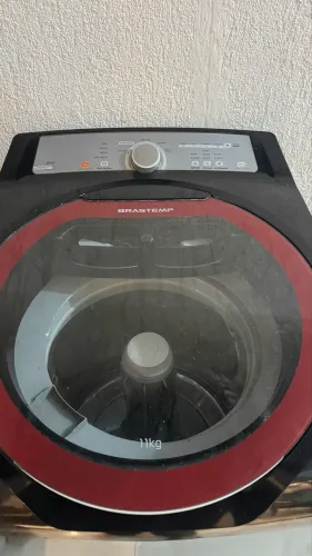 Lavadora Brastemp 11kg, Active cor preta