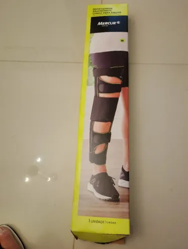 Imobilizador ergonômico longo para joelho