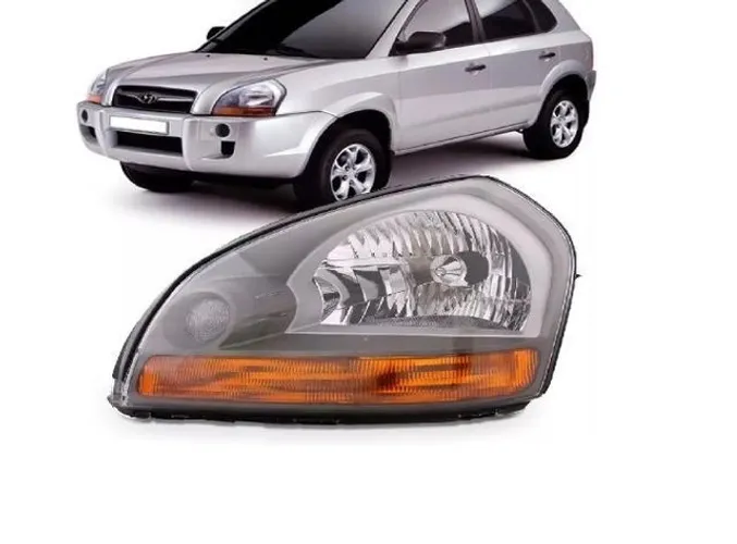 Farol Hyundai Tucson 05 06 07 08 09 10 11 12 A 16 seta laranja esquerdo