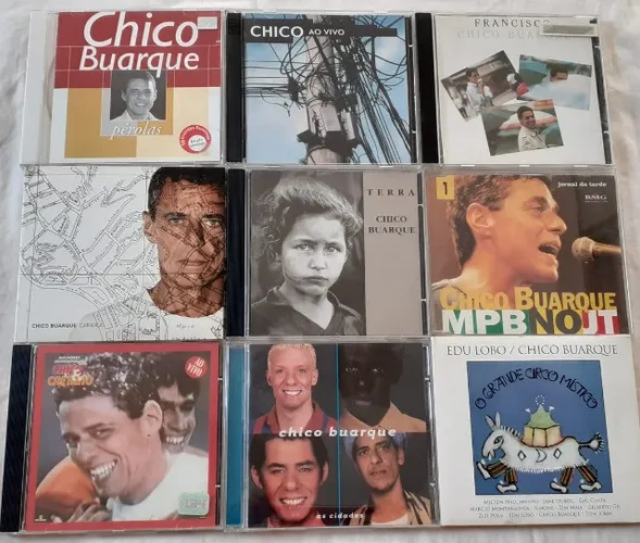 Cd's - Coleção Chico Buarque - 9 unidades