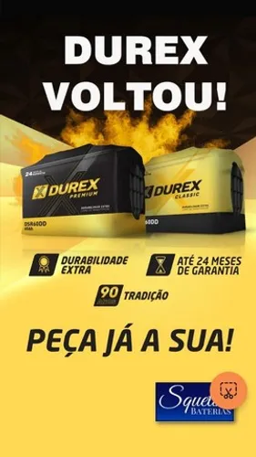 Bateria 38 Amperes Durex Honda City Selada Com Garantia sem manutenção Original