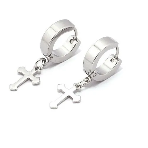 brinco argola cruz pra masculino