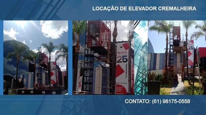 Locação de Elevador Cremalheira