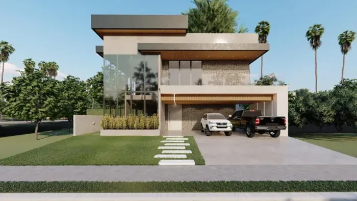 Casa, 708m², 5 suítes, 4vgs no Cond. Jardim Coimbra.