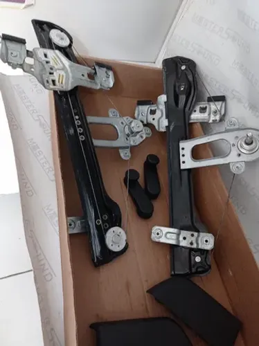 Kit máquina de vidro manual dianteira, com acessórios, para: Onix Hatch 2015, 4 portas.
