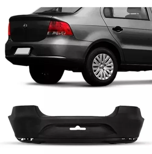 Parachoque Traseiro Volkswagen Voyage 2013 - Preto Liso - DTS
