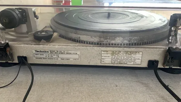 Toca-disco TECKNICS QUARTZ, único dono, década de 70,VINTAGE 