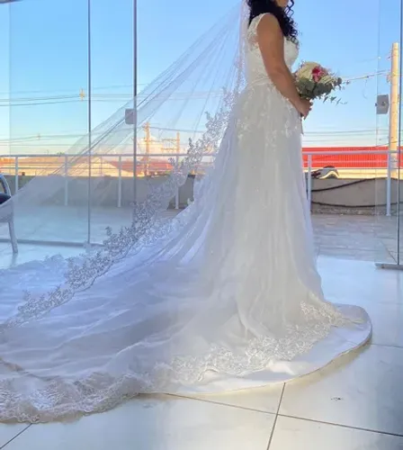 Vestido de noiva tamanho 40 a 42