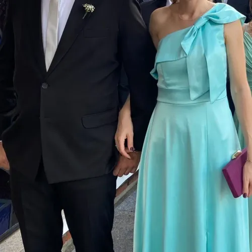Vestido longo de festa 
