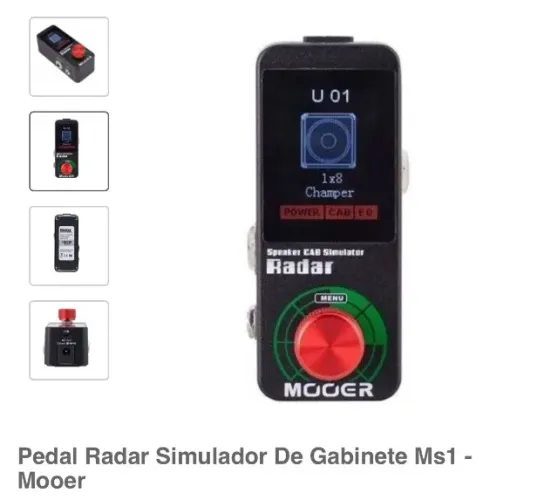 Pedal Radar Simulador De Gabinete Ms1 - Mooer