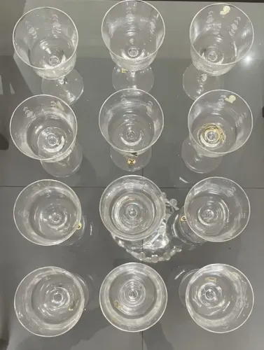 Copos de cristal, italianos: Vilca - PbO 24% - O Melhor!