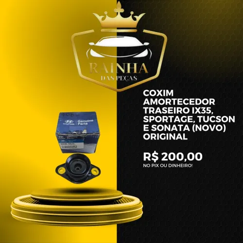 Coxim Amortecedor Traseiro Ix35, Sportage, Tucson e Sonata (Novo) Original