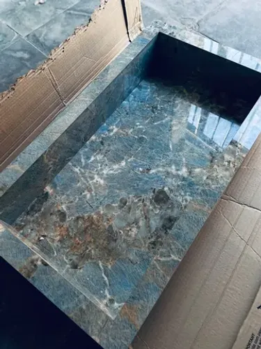 Nicho esculpido em porcelanato 