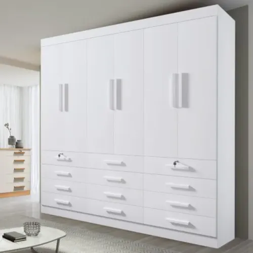 Guarda-Roupa 6 Portas Mônaco 2,40 m tt2900m