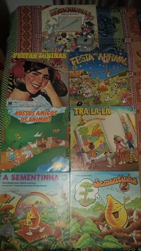Lote de Discos de Vinil Infantil 