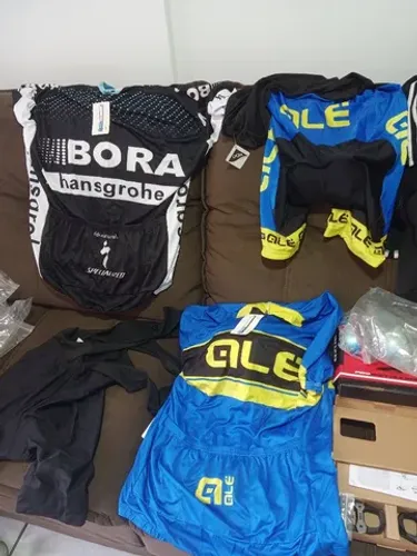Kit completo Roupas ciclista sapatilha pedais MTB speed