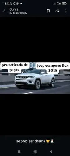Sucata jeep Compass flex 2018 para retirada de peças 