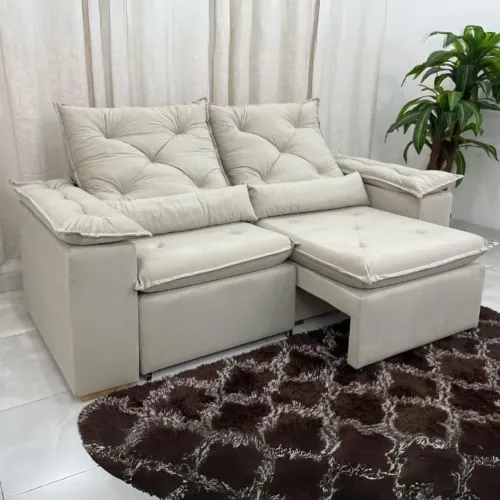 Sofá Retrátil e Reclinável Grécia - Entrega Rápida