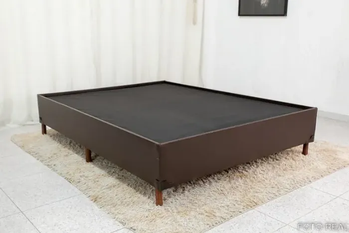 Promoção! Base Box Casal Zeus Korino Café Até 12x - Frete Grátis