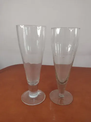 Taças túlipa em vidro