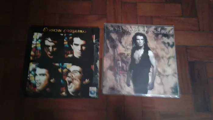 Lote dois Lp´s discos de vinil Edson Cordeiro