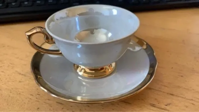 6 Xicaras de cafe - porcelana antiga - Szakmary - ARS Bohemia