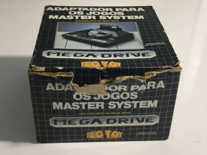 Adaptador para os Jogos Master System Mega Drive Tec Toy
